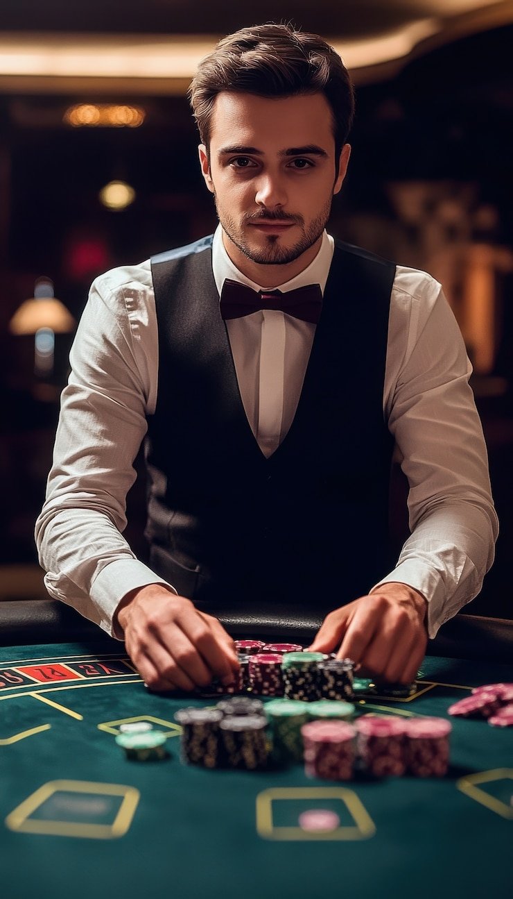 Studio permainan meja langsung freebet88 dengan dealer profesional